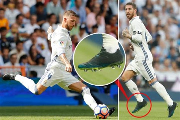 Sergio Ramos can legally only wear plain black football boots