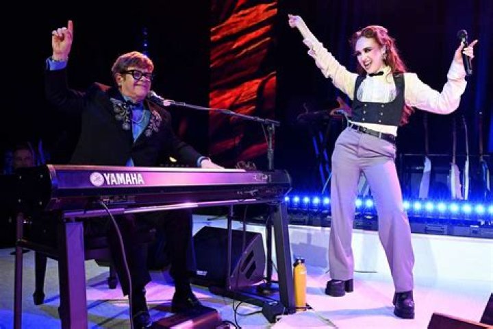 Sir Elton John teams up with Virgin Radio's Chris Evans for Dine & Disco charity event