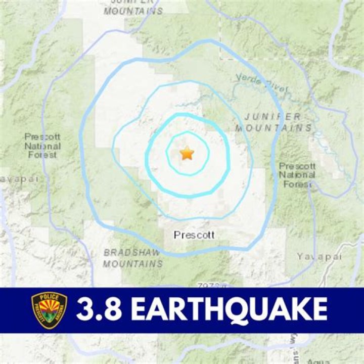 Small earthquake shakes Arizona town; no immediate reports of any injuries or damage