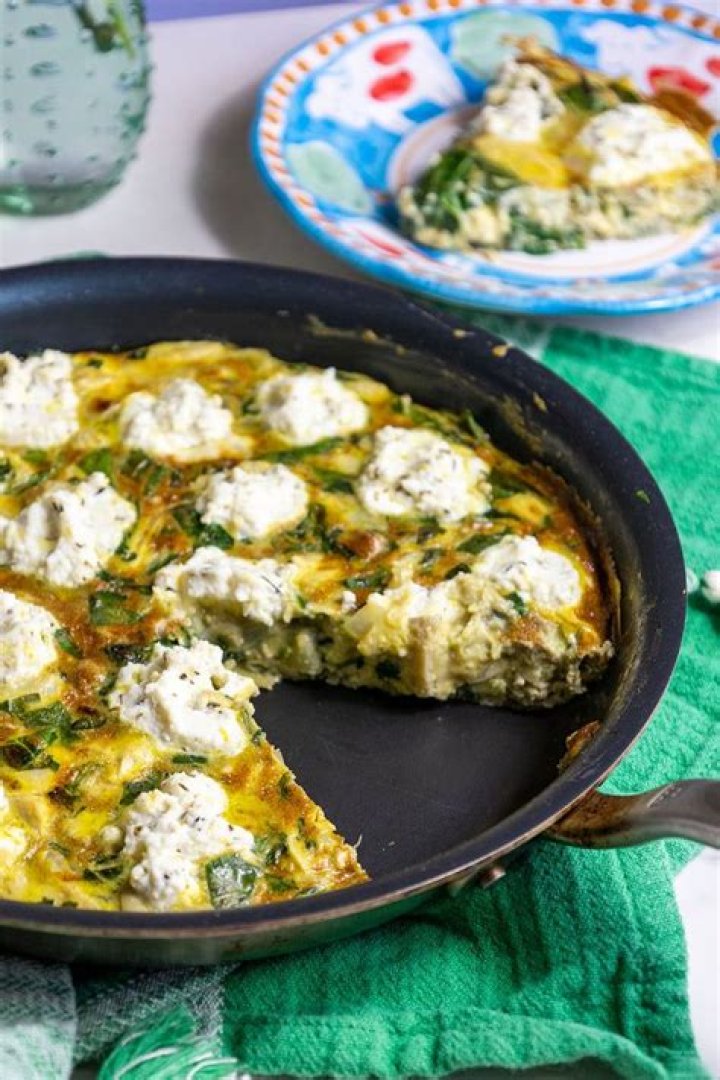 Spinach and Artichoke Frittata Recipe