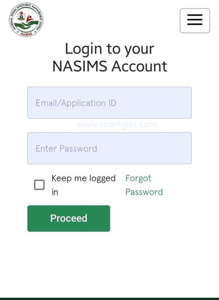 SSP NASIMS Login Portal 2024 | ssp.nasims.gov.ng
