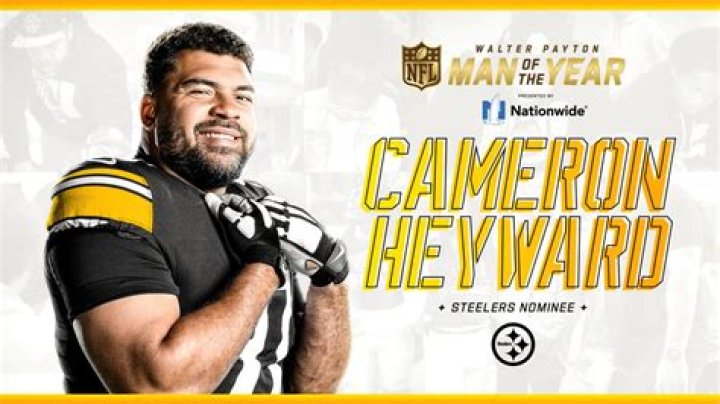Steelers’ Cam Heyward wins Walter Payton Man of the Year award