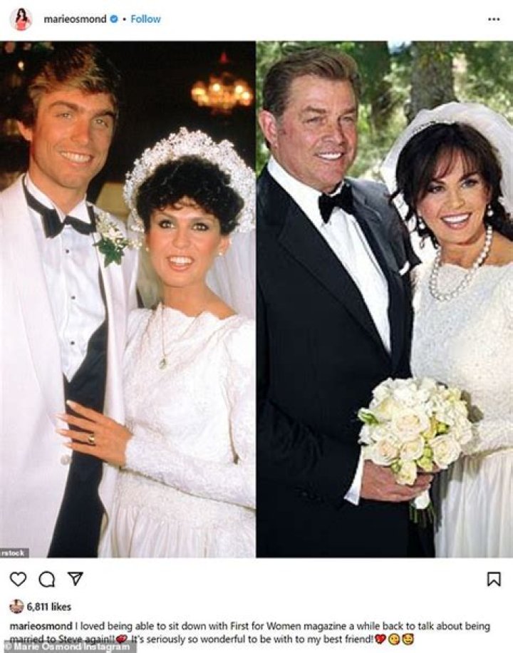 Stephen Craig and Marie Osmond | Married Divorced Children Ex
