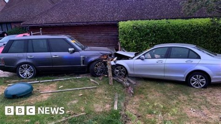 Stolen car caught on video crashing into Davenport home