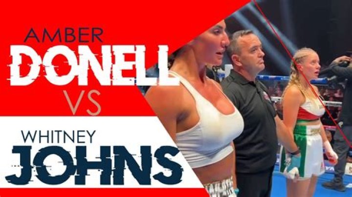 Stunning OnlyFans star Whitney Johns becomes latest boxing influencer - but she has tough first fight vs 'six foot goth'