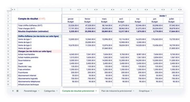 Tableau de suivi de trésorerie journalier Excel / Entreprise