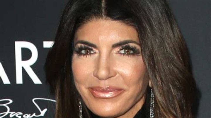 Teresa Giudice has fun with her dance partner during DWTS rehearsal