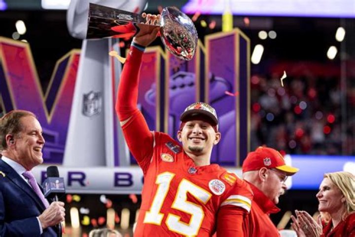 The Chiefs' punter used the Lombardi Trophy as a champagne luge while celebrating Kansas City's Super Bowl win