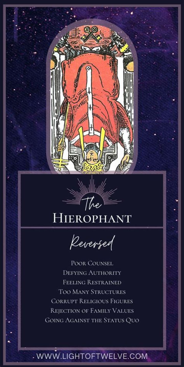 The Hierophant - Hierophant Tarot Card Meaning