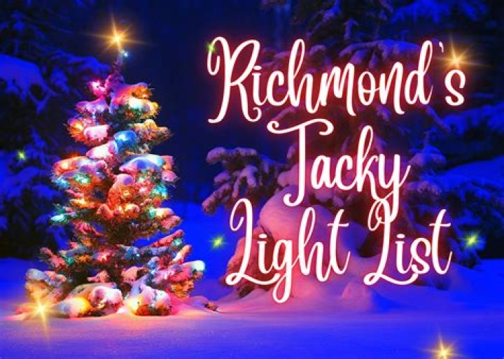 The Richmond Tacky Lights List 2017