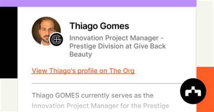 Thiago Gomes - Manager profile