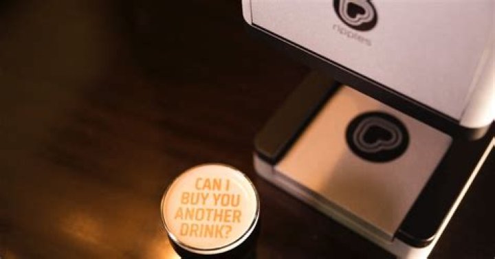 This Printer Can Create An Image Directly onto Beer Foam