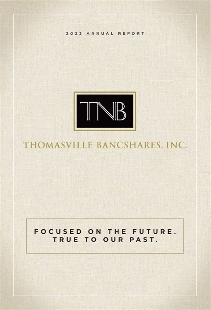 
Thomasville National Bank 13F annual report
