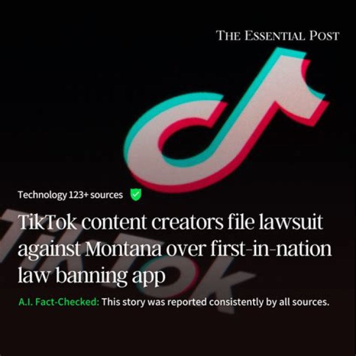 TikTok content creators file lawsuit against Montana over first-in-nation law banning app