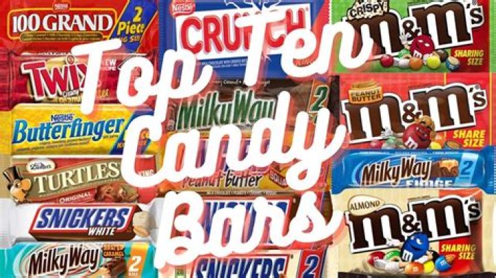 Top 10: Most Popular Candy Bars