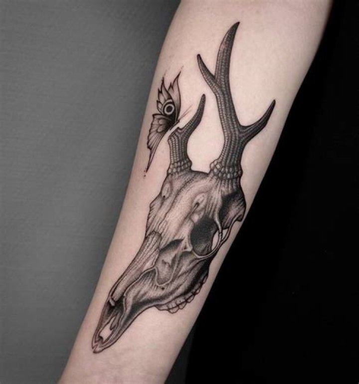 Top 60+ Best Deer Skull Tattoo Ideas – [2022 Inspiration Guide]