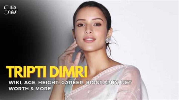 Tripti Dimri: Bio, Wiki, Age, Family, Career, Partner, Net Worth and More