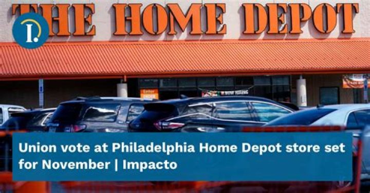 Union vote at Philadelphia Home Depot store set for November