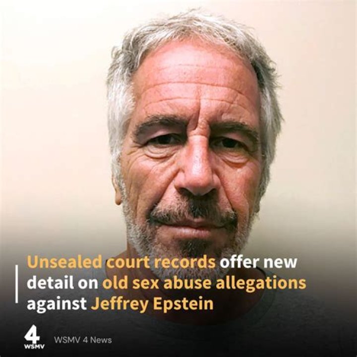 Unsealed court records offer new detail on old sex abuse allegations against Jeffrey Epstein