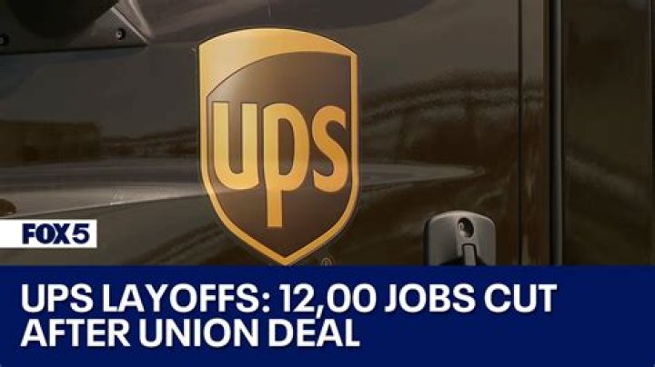 UPS to cut 12,000 jobs 5 months after reaching union deal as revenue outlook for year disappoints