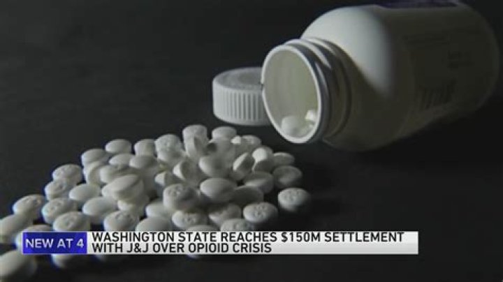 Washington state reaches a nearly $150 million settlement with Johnson & Johnson over opioid crisis