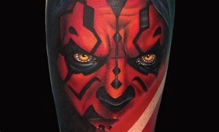 Watch A Time-Lapse Video Of A Star Wars Darth Maul Tattoo