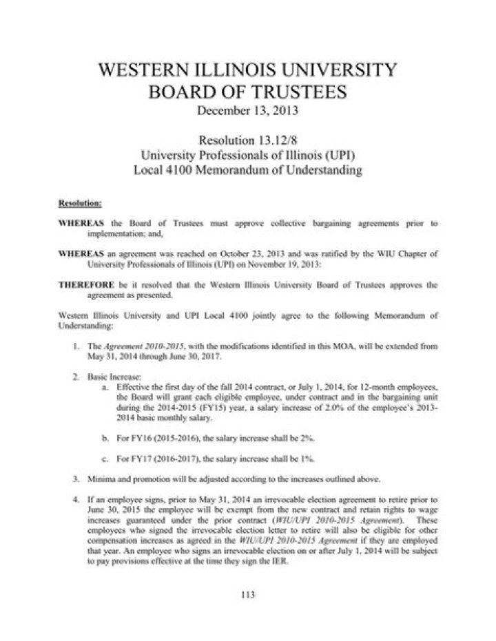 Western Illinois University Board of Trustees considers cutting majors
