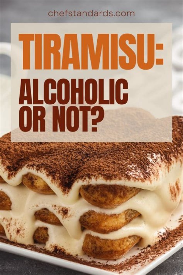 What alcohol does tiramisu contain?