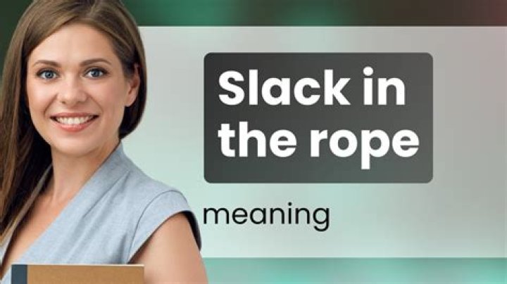 What does slackness mean