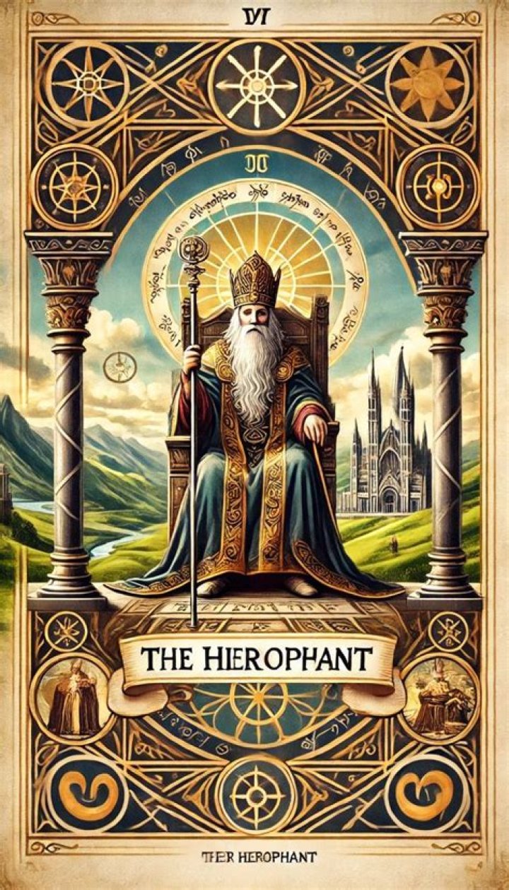 What Does The Hierophant Tarot Card Mean? It's About Faith