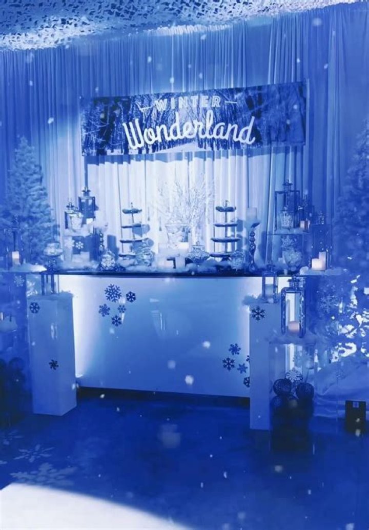 What food is served at a Winter Wonderland party?