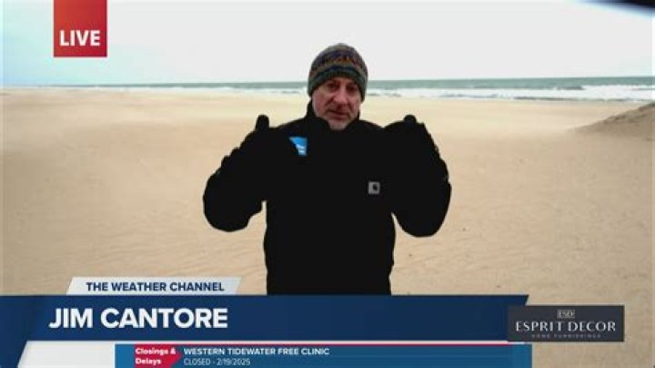 What happened to Jim Cantore? Where is he? 