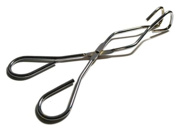 What is a metal tongs used for