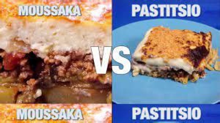 What is the difference between moussaka and pasticcio?