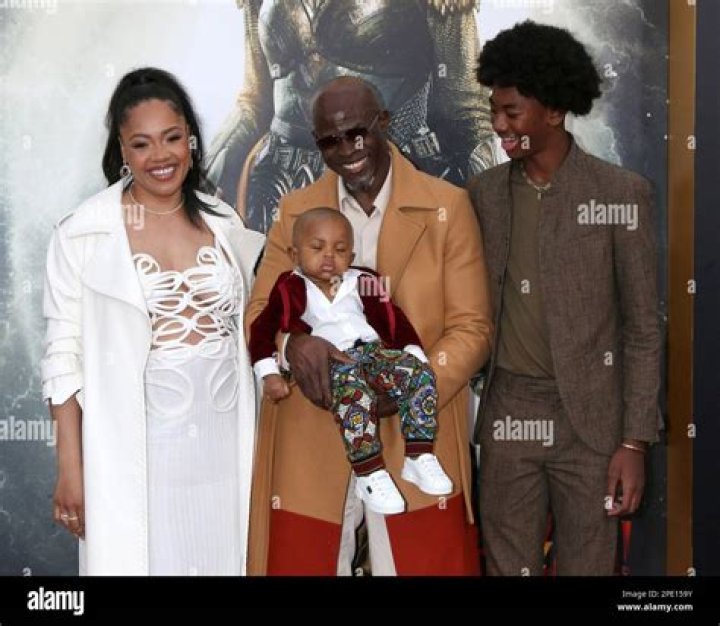 ‘Which Kid?’: Actor Djimon Hounsou Says His Son Was Called the N-Word, Reveals How He Handled It