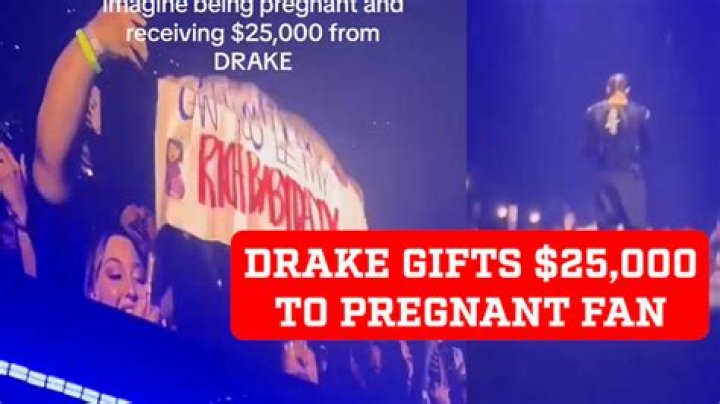 Why Did Drake Gift 25K USD To Pregnant Fan At A Texas Concert? Find Out