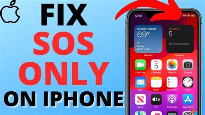 Why Does My iPhone Display ‘SOS Only’? How to Resolve This Issue