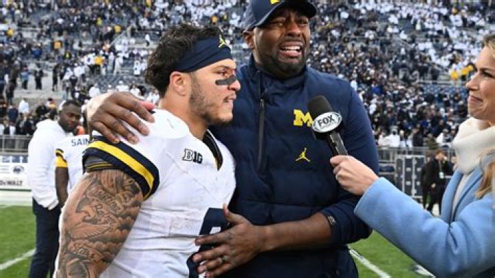 Without Jim Harbaugh, No. 2 Michigan grinds past No. 9 Penn State with 32 straight runs in 24-15 win