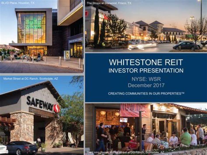 
WSR
Whitestone REIT Compare
