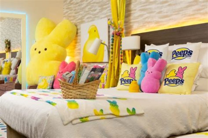 You can stay in a PEEPS-themed hotel room. Here’s how