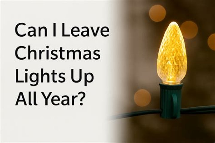 You Should Leave Your Christmas Lights Up All Year, Here's How
