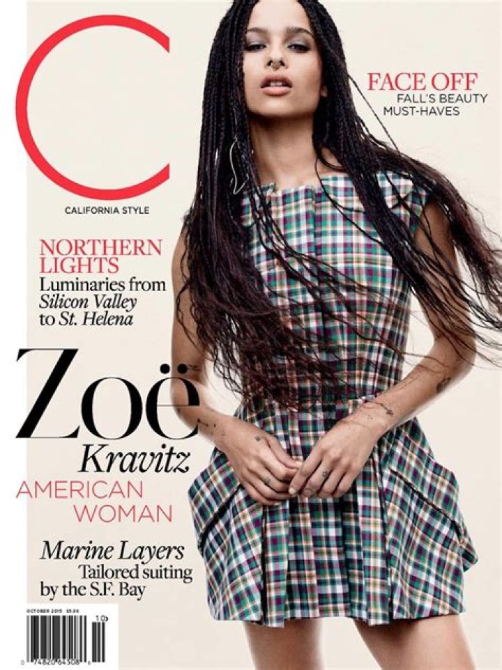 Zoe Kravitz Covers 'C Magazine' & Frees The Nipple In Her October Spread — PHOTO